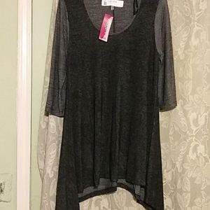 Shimmery fish tail top